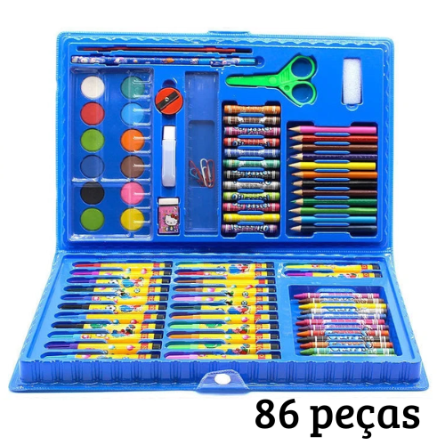 Kit de Desenho e Pintura Infantil