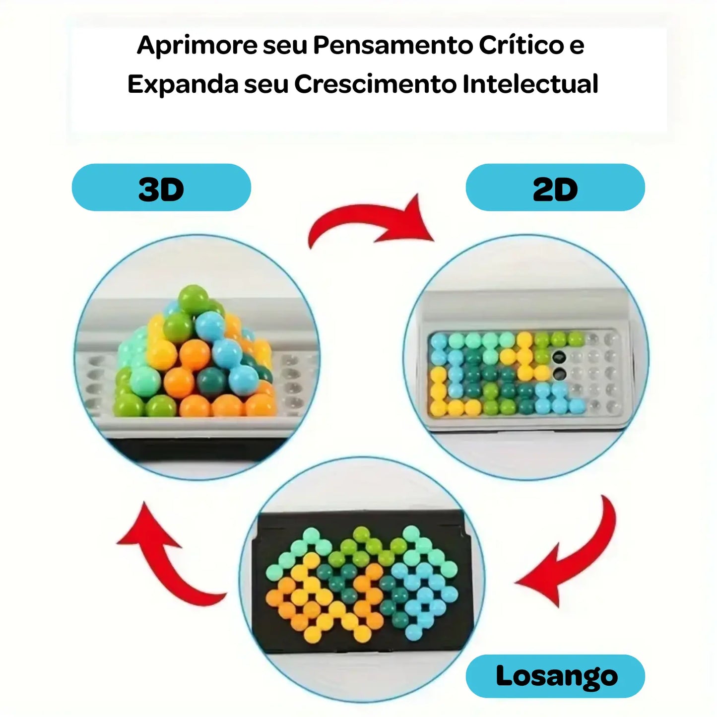 Quebra-Cabeça 3D IQ Puzzler Pro - Golfinho Xadrez