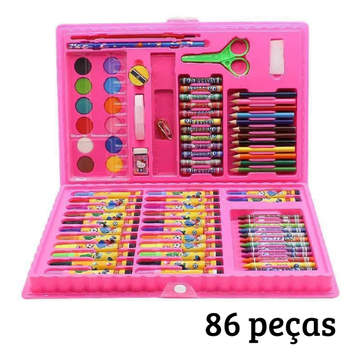 Kit de Desenho e Pintura Infantil