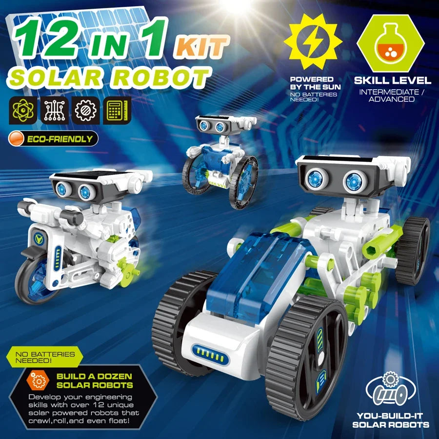 Kit Robô Solar 12 em 1