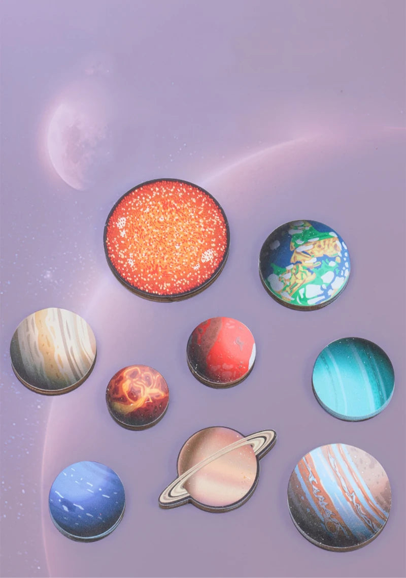 Quebra-Cabeça Planetário Montessori