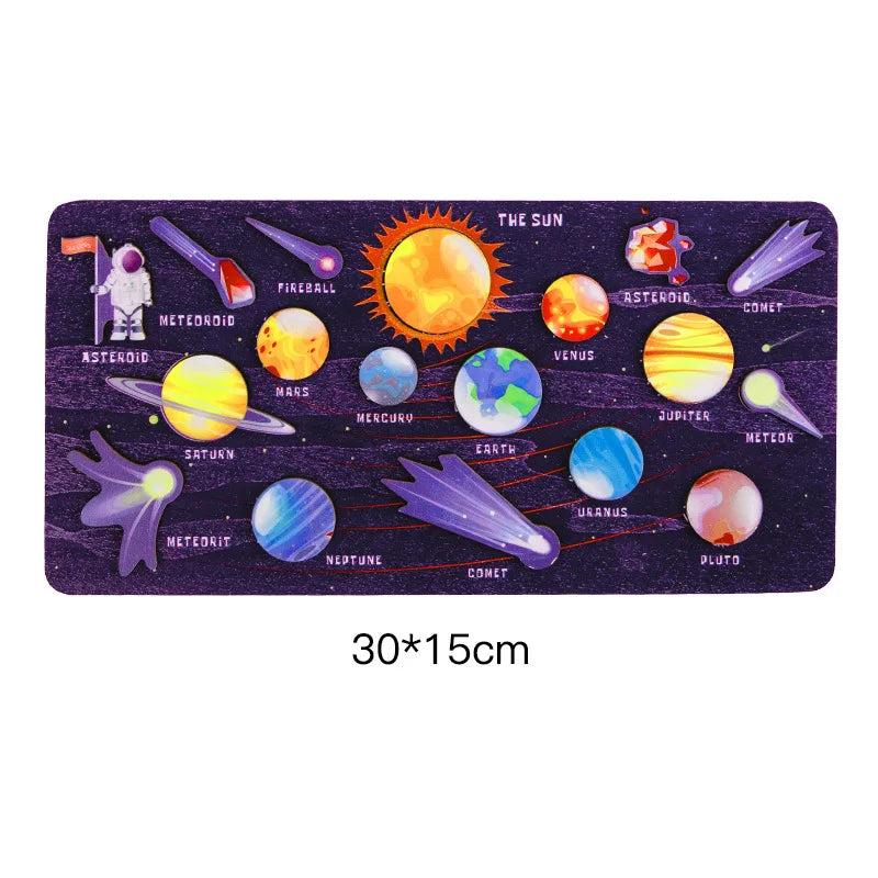 Quebra-Cabeça Planetário Montessori