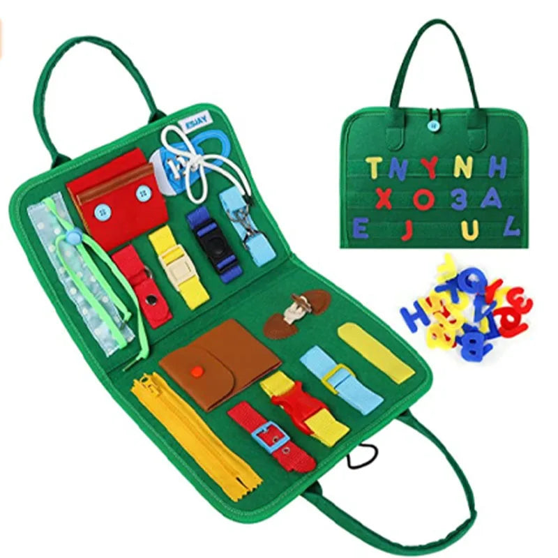 Placa Sensorial Montessori Dobrável