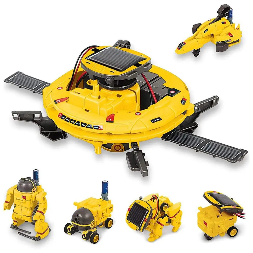 Kit de Engenharia Robótica Solar 6 em 1 Educativo