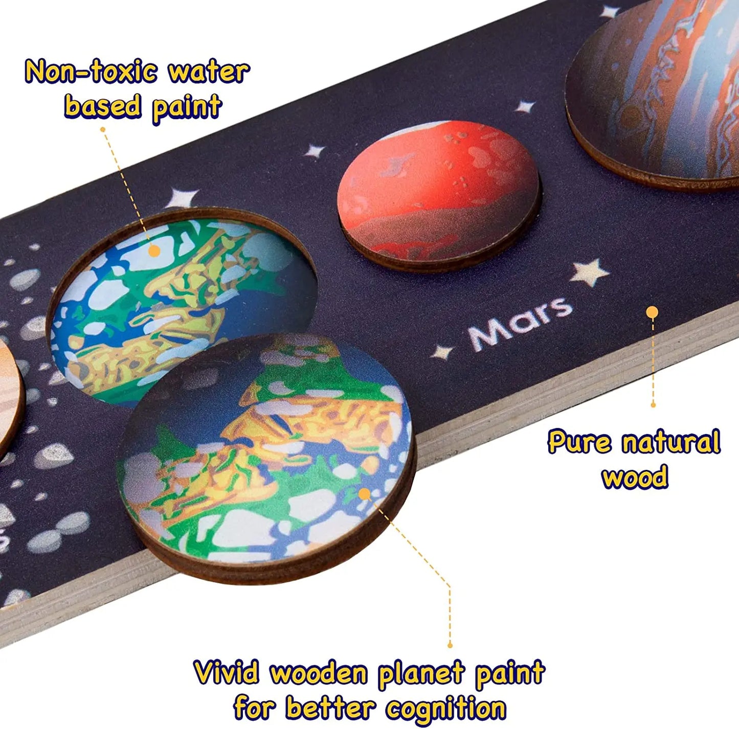 Quebra-Cabeça Planetário Montessori