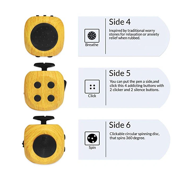 Cubo de Inquietação 6 Lados