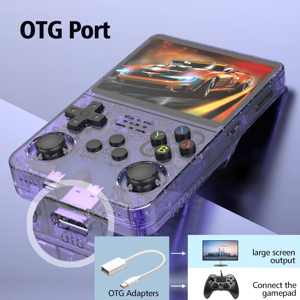 R36S Console de Videogame Portátil Retro