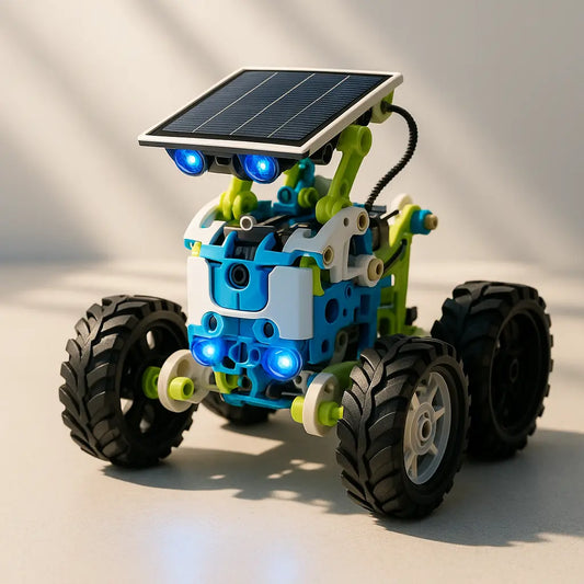 Kit Robô Solar 12 em 1 Golfinho Xadrez