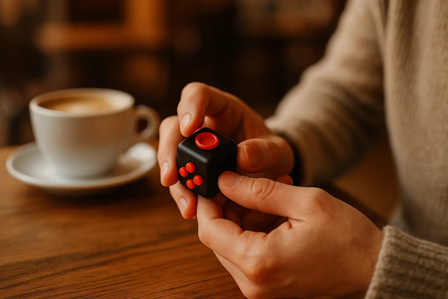 Cubo de Inquietação 6 Lados Golfinho Xadrez