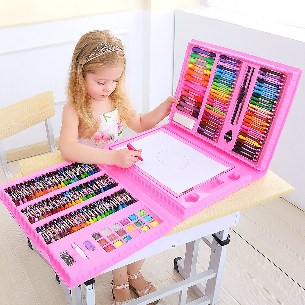 Kit de Desenho e Pintura Infantil