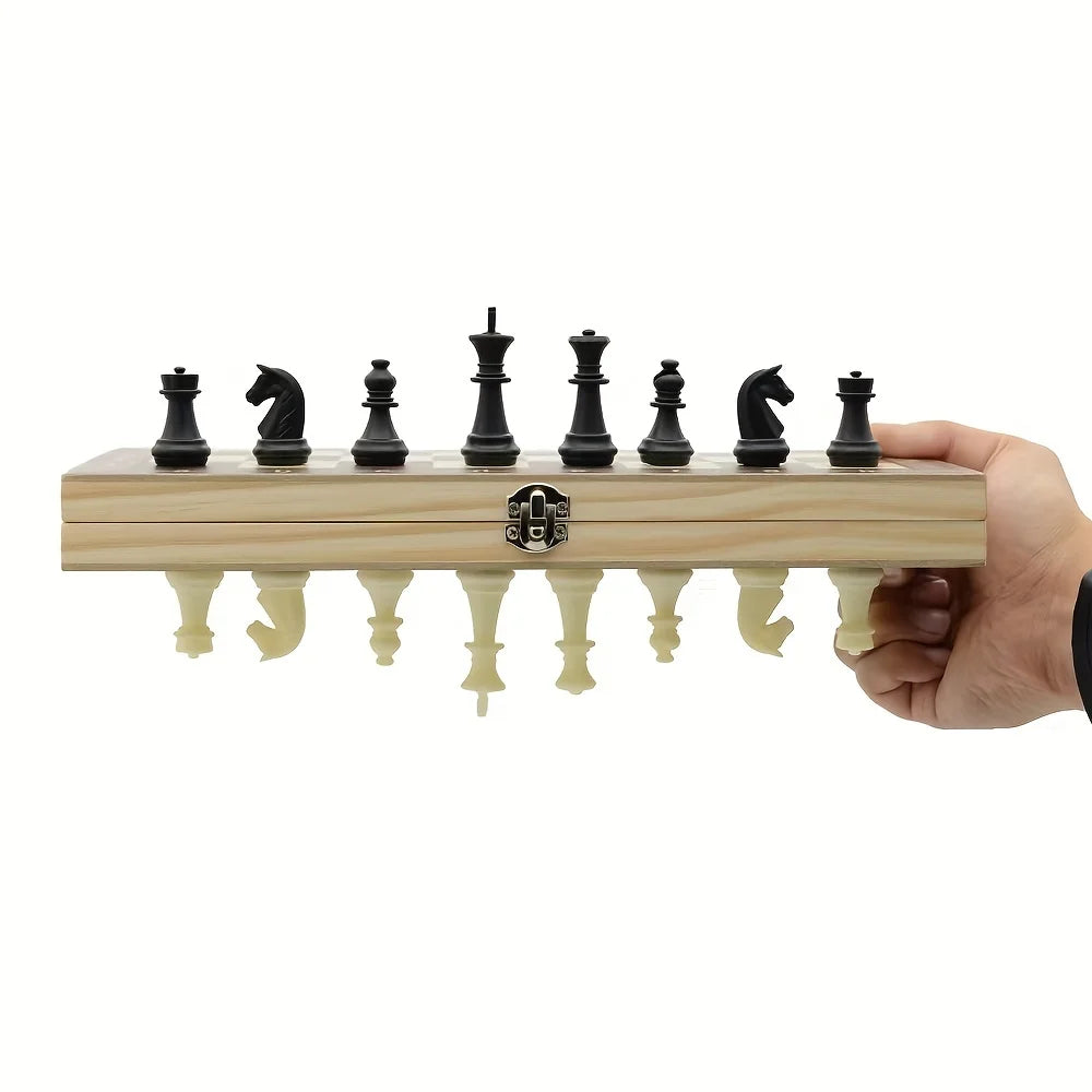 Jogo de Xadrez Magnético Dobrável