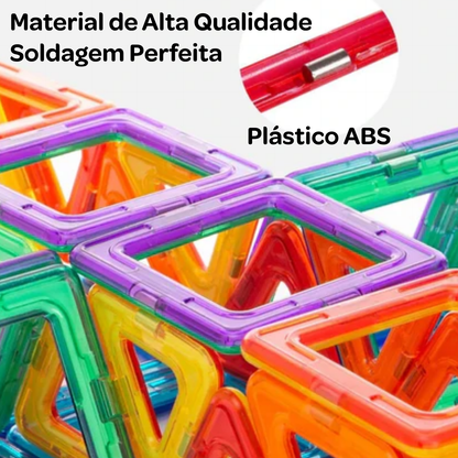 Blocos Magnéticos multicoloridos