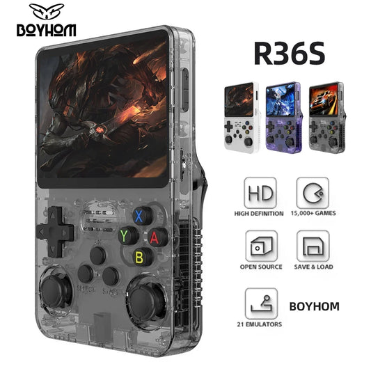 R36S Console de Videogame Portátil Retro