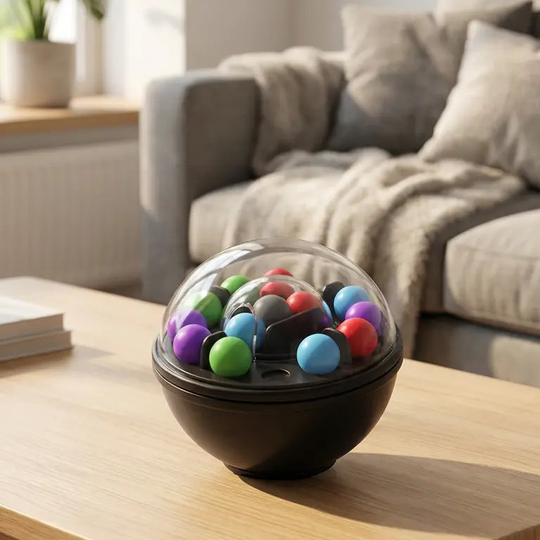 Bola de Quebra-Cabeça de Contas Mágicas Giratórias Inteligentes Golfinho Xadrez