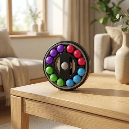 Bola de Quebra-Cabeça de Contas Mágicas Giratórias Inteligentes Golfinho Xadrez