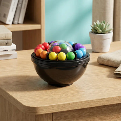 Bola de Quebra-Cabeça de Contas Mágicas Giratórias Inteligentes Golfinho Xadrez