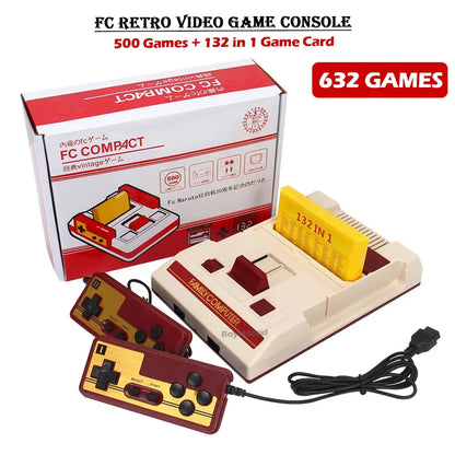 FC Retro - Console de Videogame de 8 bits - Golfinho Xadrez