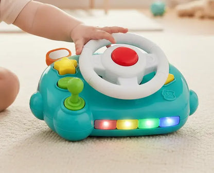 Brinquedo Sensorial Montessori com Volante Golfinho Xadrez