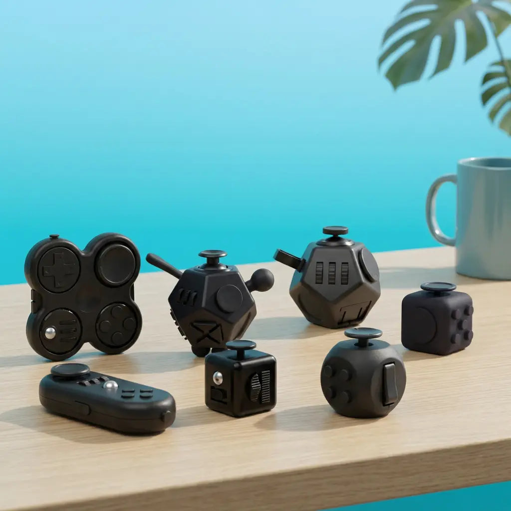 Kit de 8 Brinquedos Anti-Estresse Golfinho Xadrez