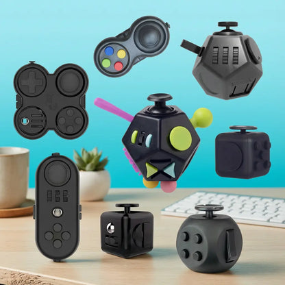 Kit de 8 Brinquedos Anti-Estresse Golfinho Xadrez