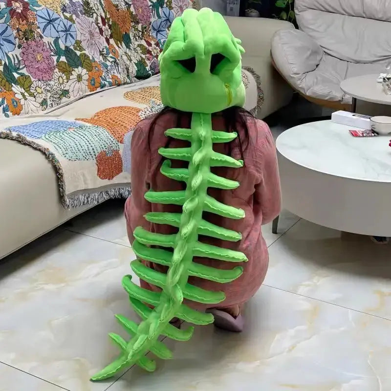 Máscara e Esqueleto Articulado de Dinossauro