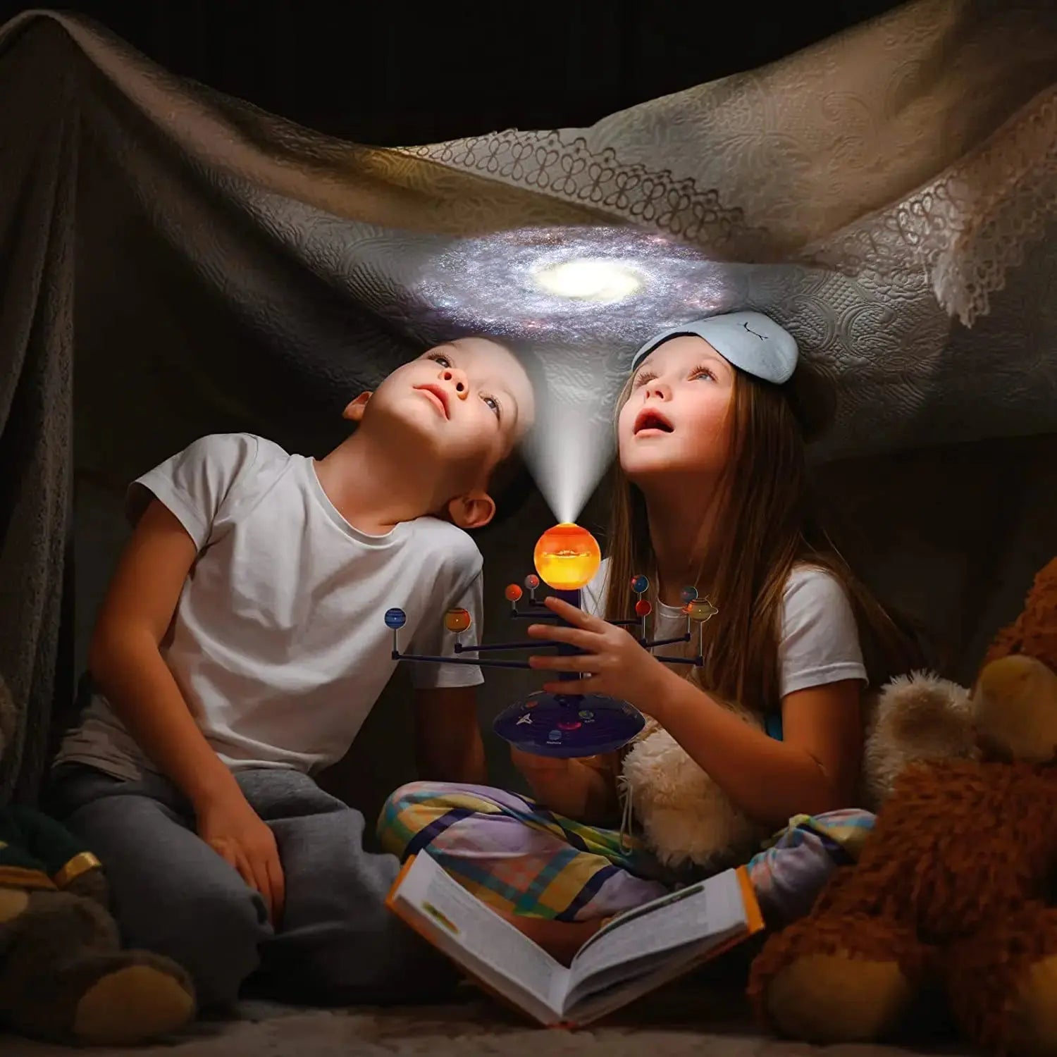 Projetor Planetário Educativo Solar Explorer - Golfinho Xadrez