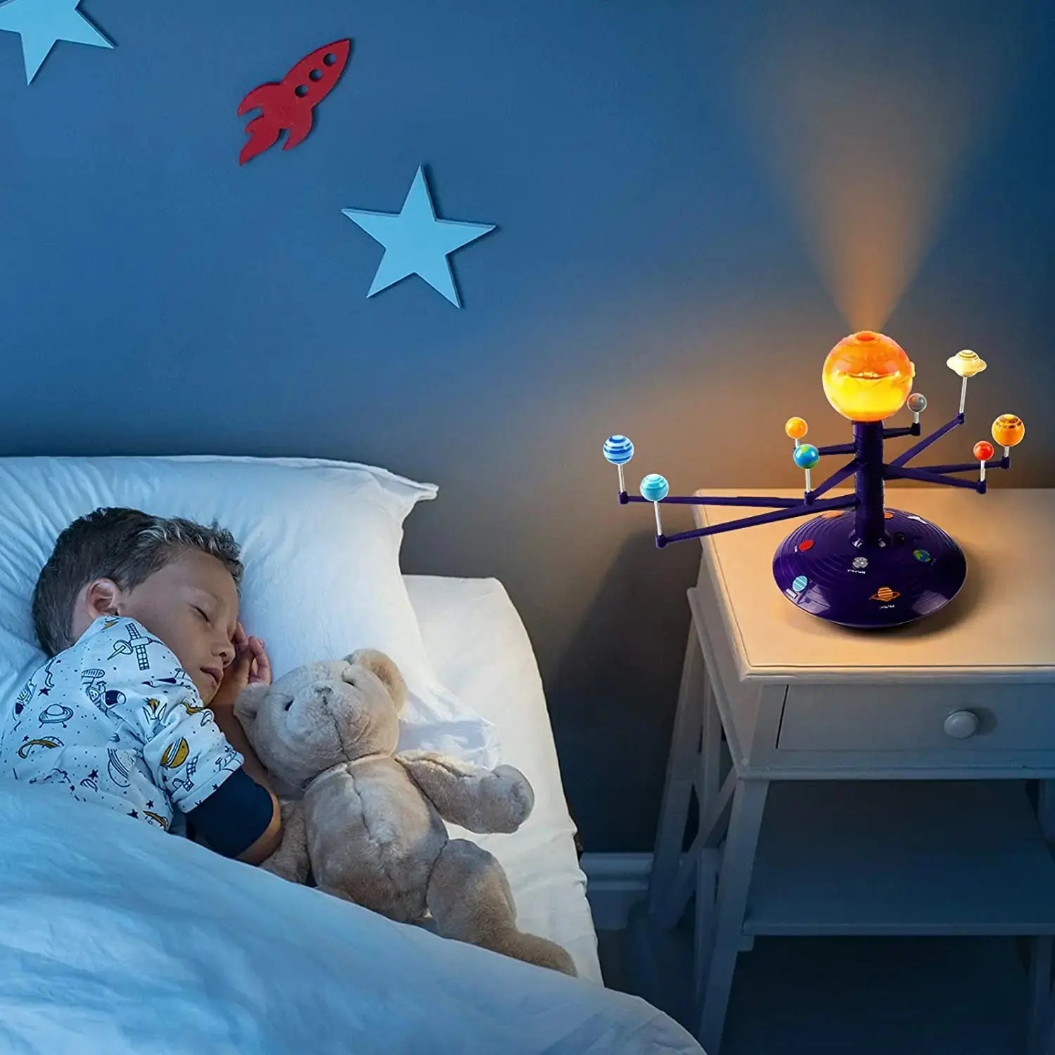 Projetor Planetário Educativo Solar Explorer - Golfinho Xadrez