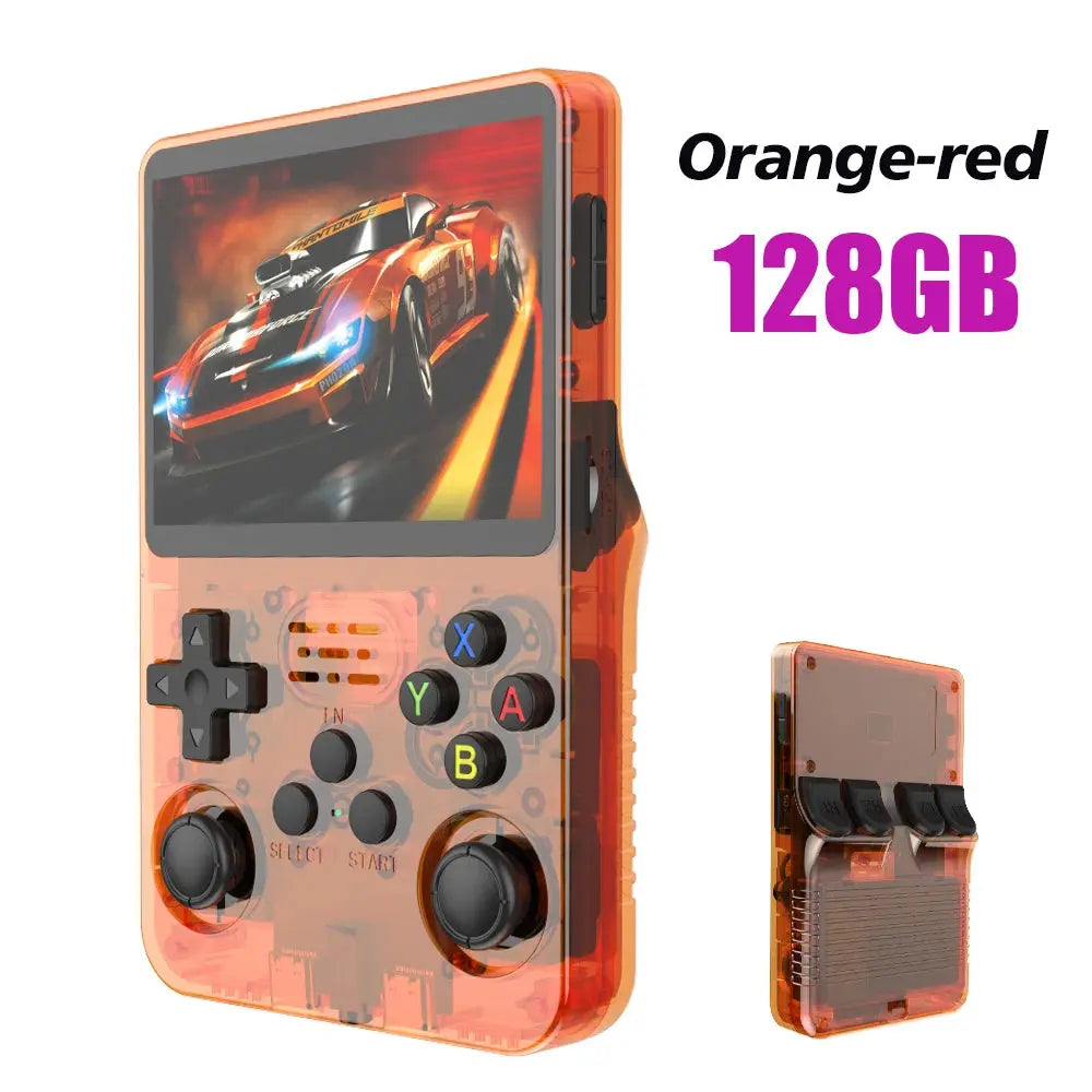 R36S Console de Videogame Portátil Retro - Golfinho Xadrez