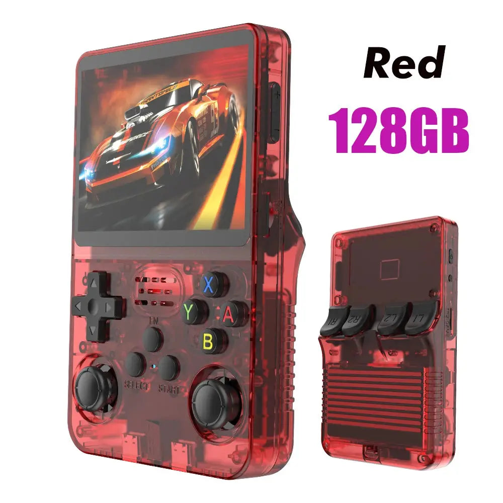 R36S Console de Videogame Portátil Retro - Golfinho Xadrez