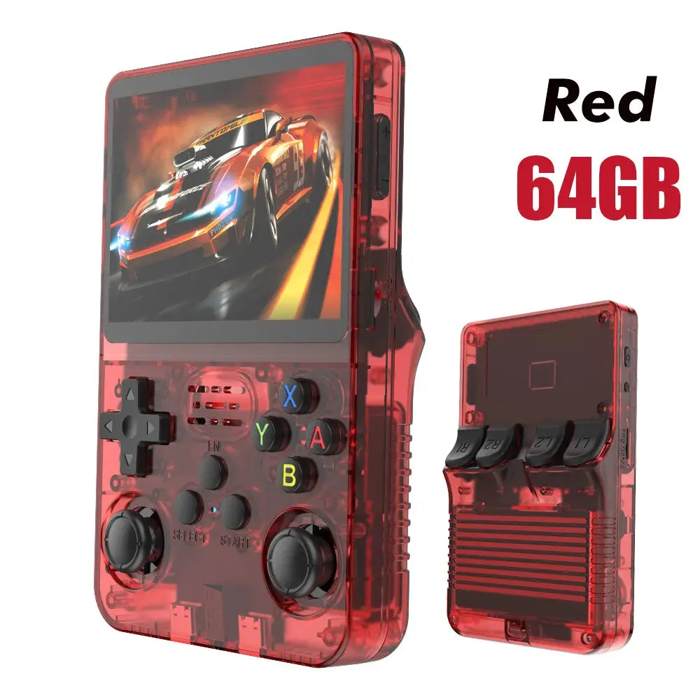 R36S Console de Videogame Portátil Retro - Golfinho Xadrez