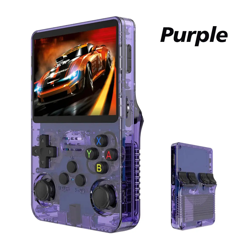 R36S Console de Videogame Portátil Retro - Golfinho Xadrez