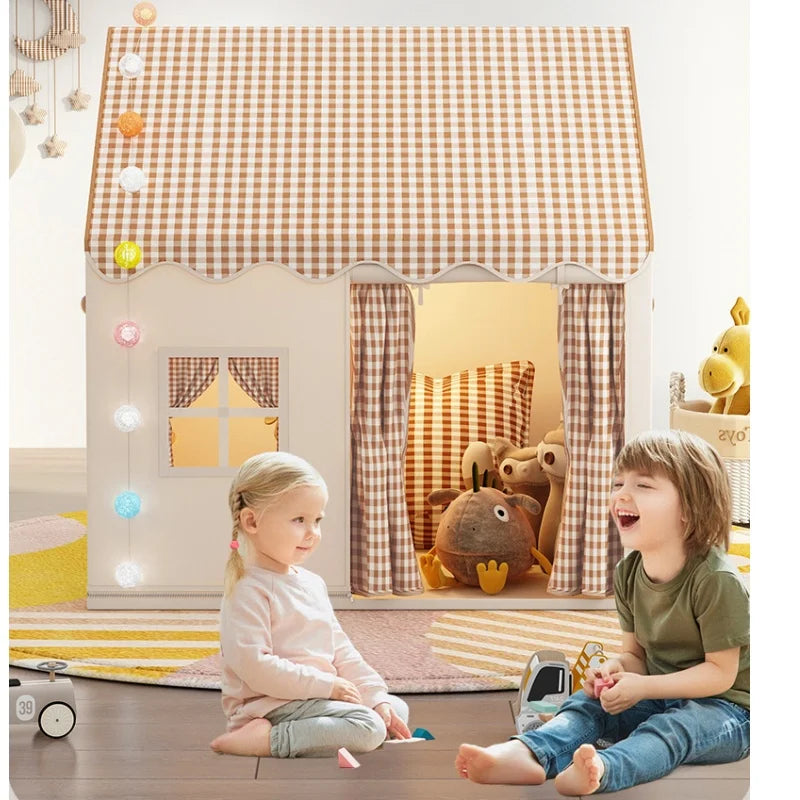 Tenda Infantil Castelo de Princesa com Estrutura Sólida