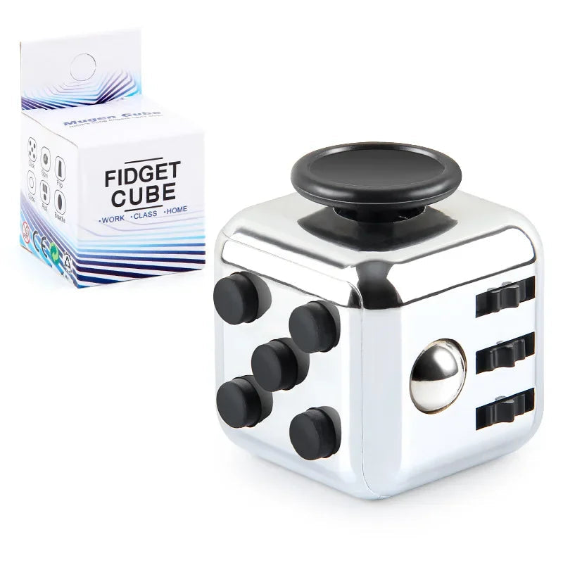 Cubo Fidget Antiestresse de Compressão Sensorial