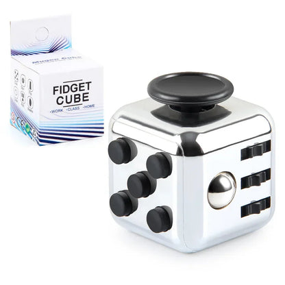 Cubo Fidget Antiestresse de Compressão Sensorial