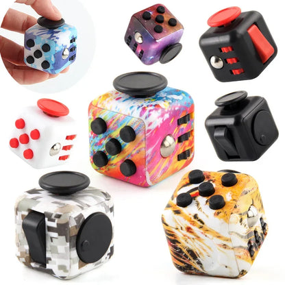 Cubo Fidget Antiestresse de Compressão Sensorial