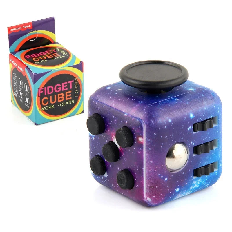 Cubo Fidget Antiestresse de Compressão Sensorial