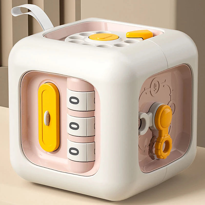 Cubo Sensorial Montessori 6 em 1