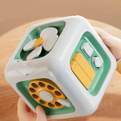 Cubo Sensorial Montessori 6 em 1