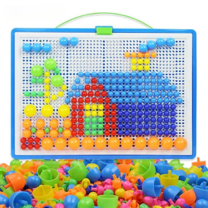 Mosaico de Miçangas 3D Inteligente (296 Peças)