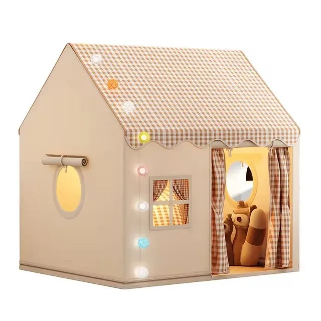 Tenda Infantil Castelo de Princesa com Estrutura Sólida