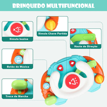 Brinquedo Sensorial Montessori com Volante