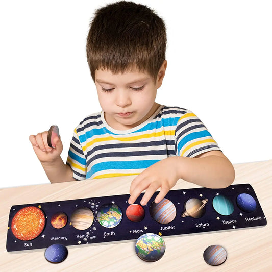 Quebra-Cabeça Planetário Montessori
