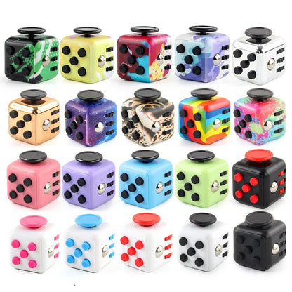 Cubo Fidget Antiestresse de Compressão Sensorial