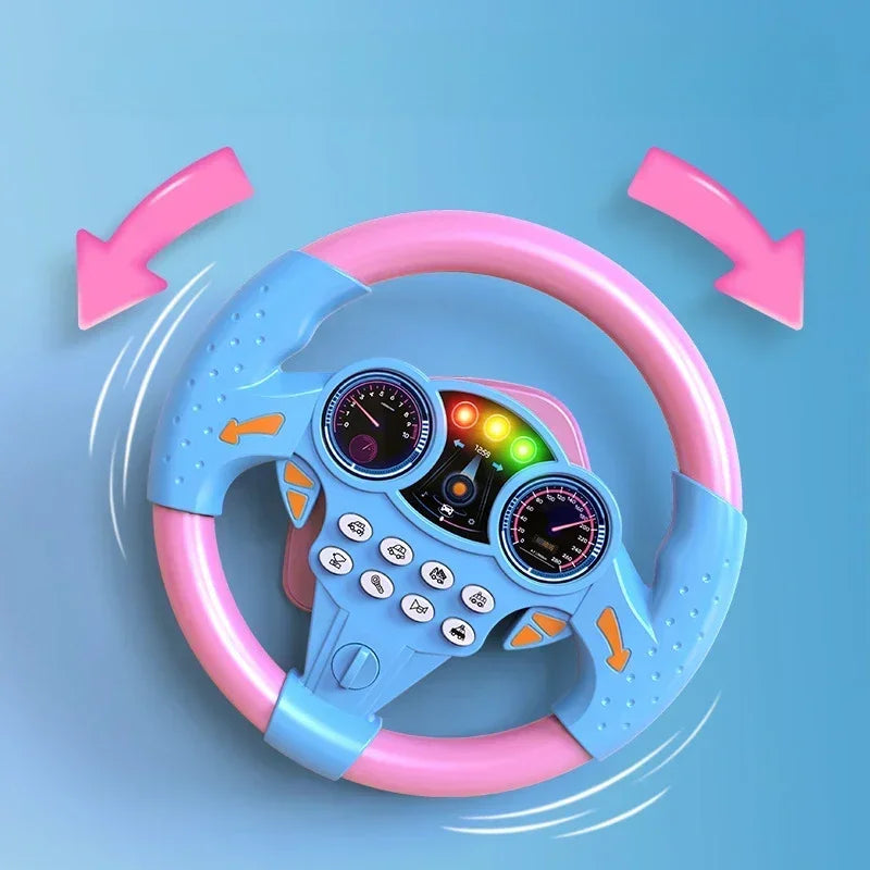 Simulador de Volante Sensorial com Sons e Luzes