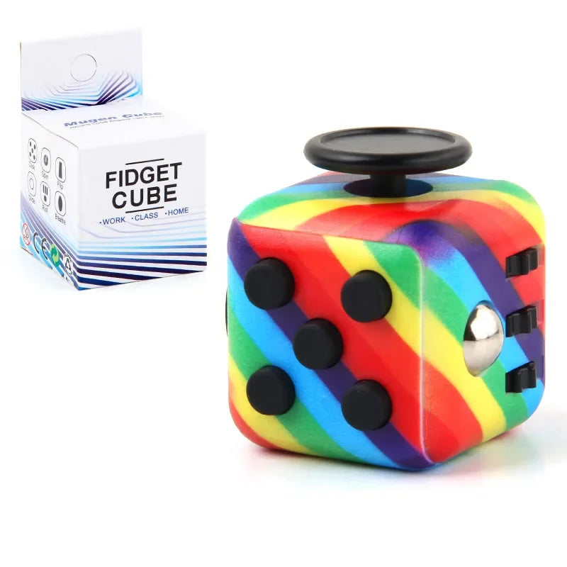 Cubo Fidget Antiestresse de Compressão Sensorial