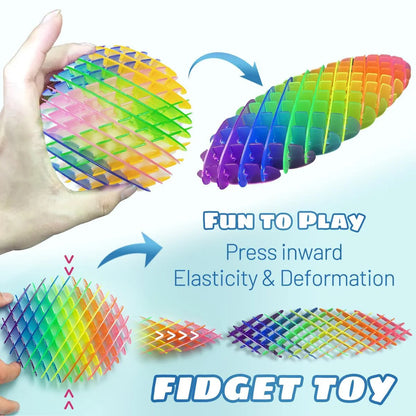 Minhoca Extensível 3D para Alívio de Estresse Sensorial