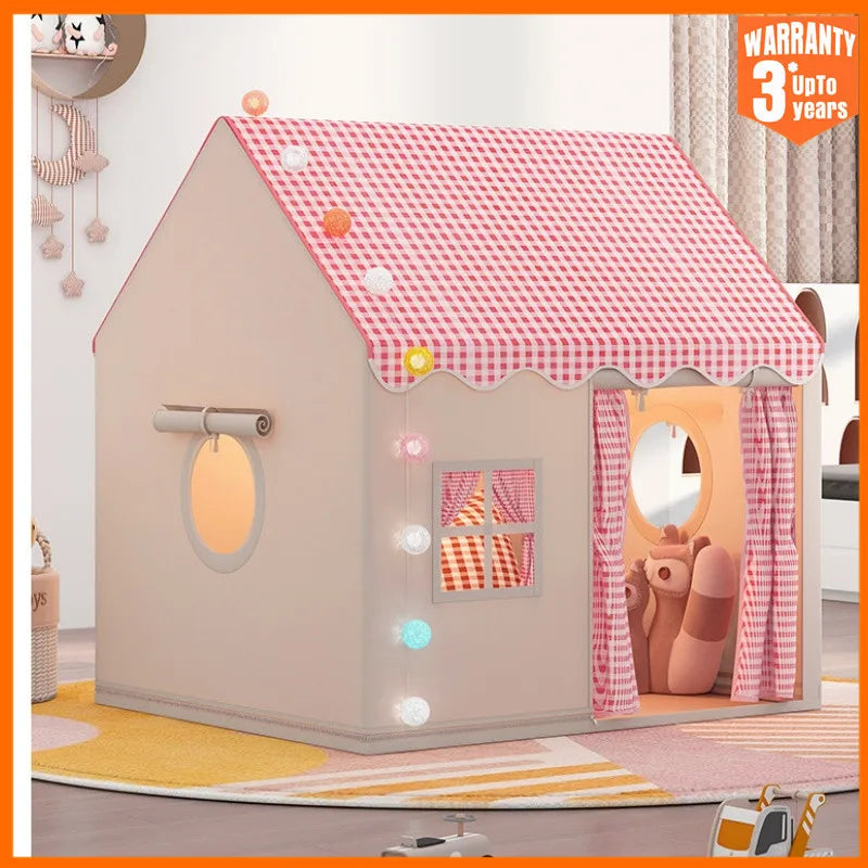 Tenda Infantil Castelo de Princesa com Estrutura Sólida