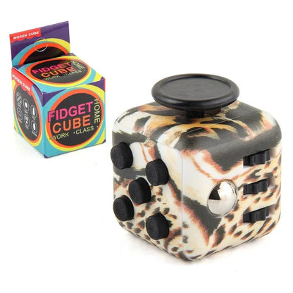 Cubo Fidget Antiestresse de Compressão Sensorial
