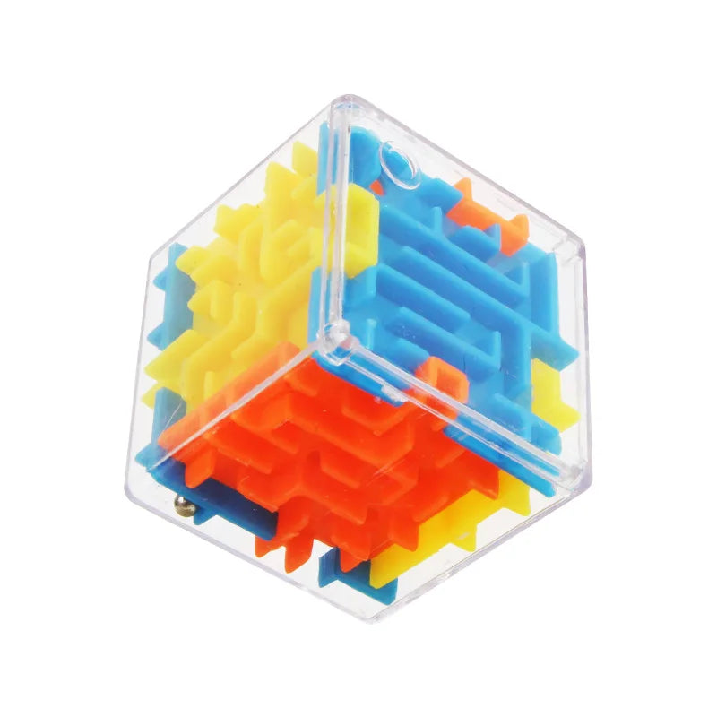 Cubo Mágico 6 Lados Transparente de Agilidade e Foco
