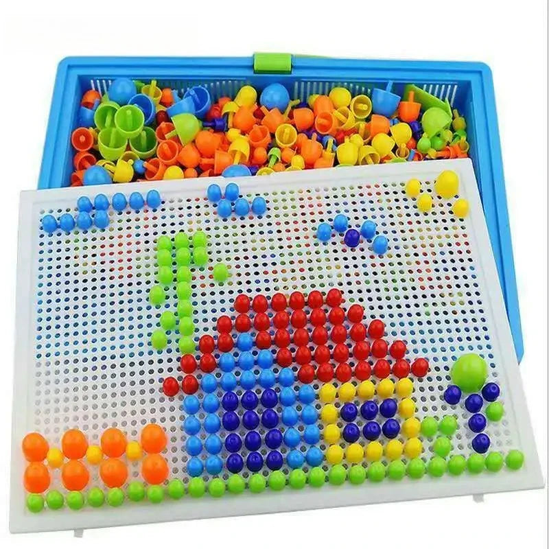Mosaico de Miçangas 3D Inteligente (296 Peças)